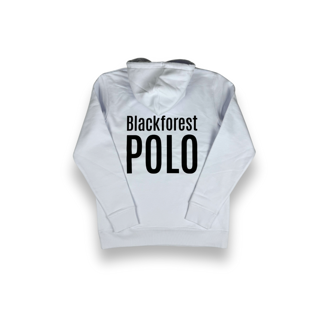 White Hoodie⎥Black Logo (Unisex)