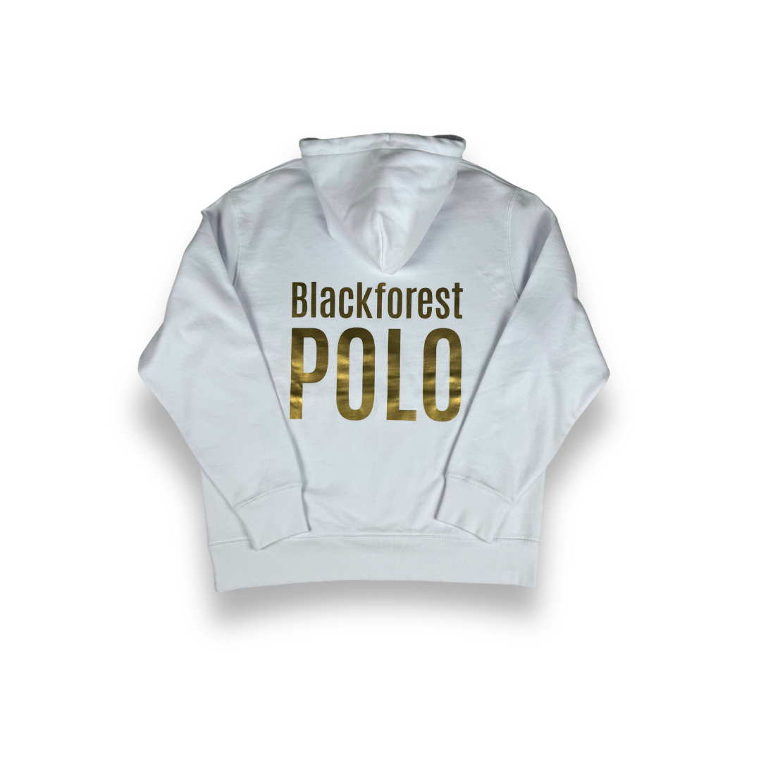 White Hoodie⎥Gold Logo (Unisex)