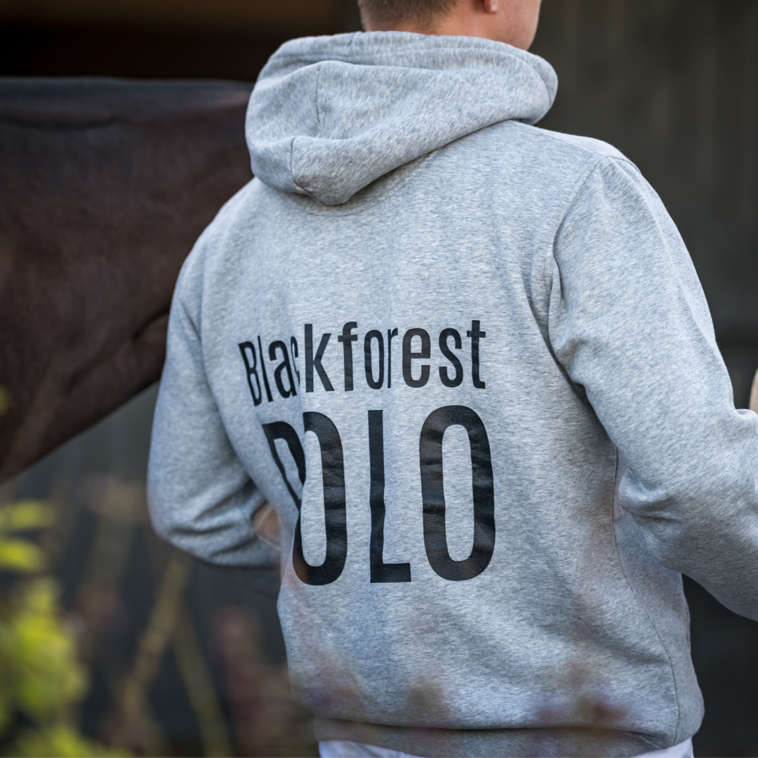 Grey Hoodie⎥Black Print (Unisex)