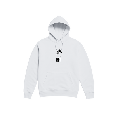 White Hoodie⎥Black Logo (Unisex)