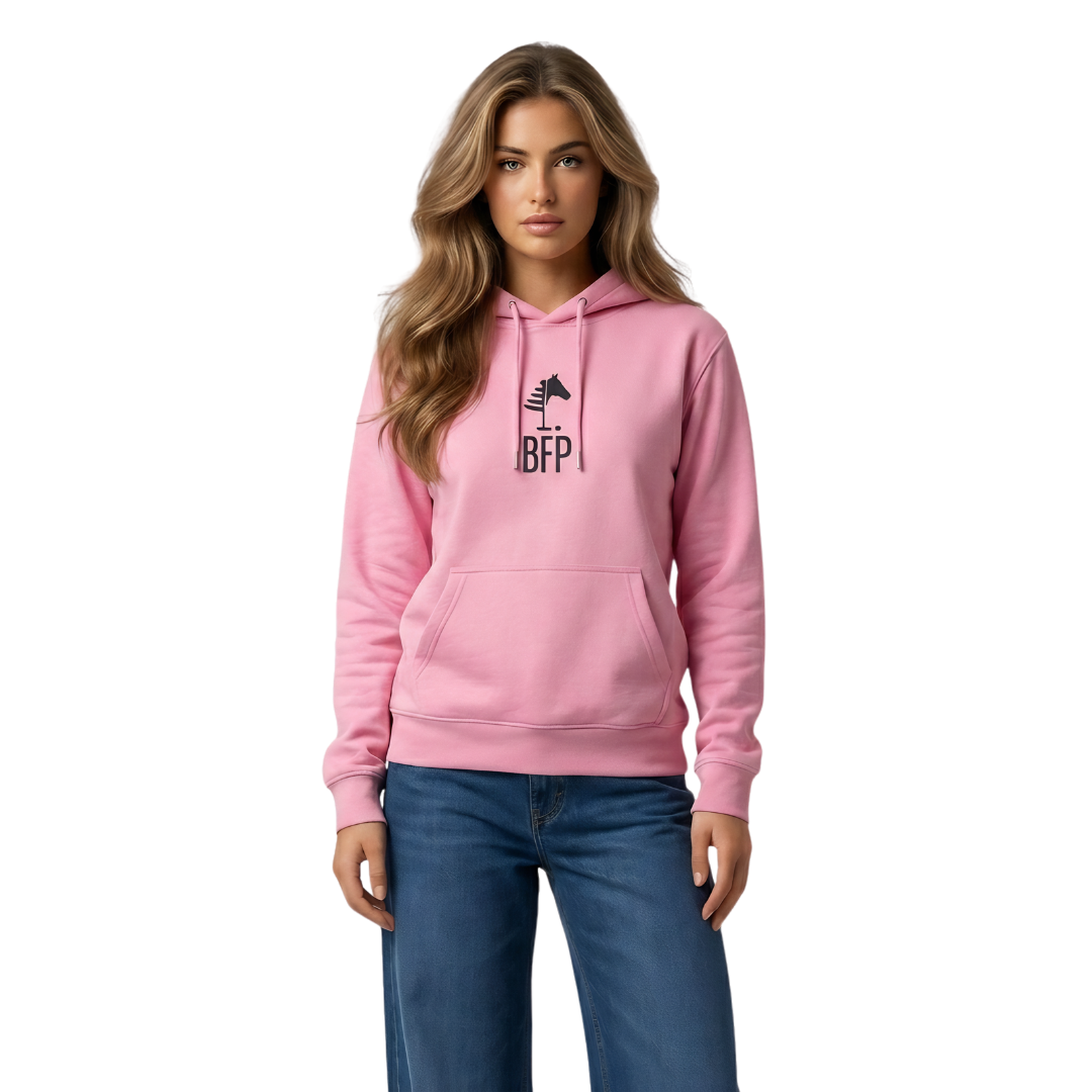 Pink Hoodie I Navy Print (UNISEX) (Kopie)