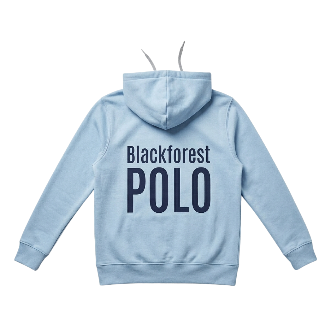 Baby Blue Zipper I Navy Print (UNISEX)