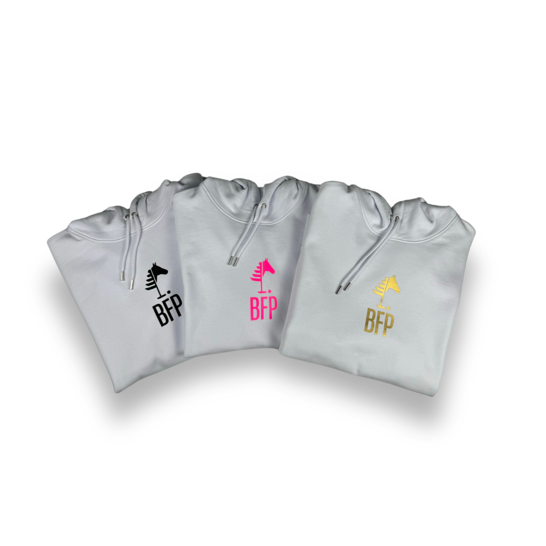White Hoodie⎥Black Logo (Unisex)