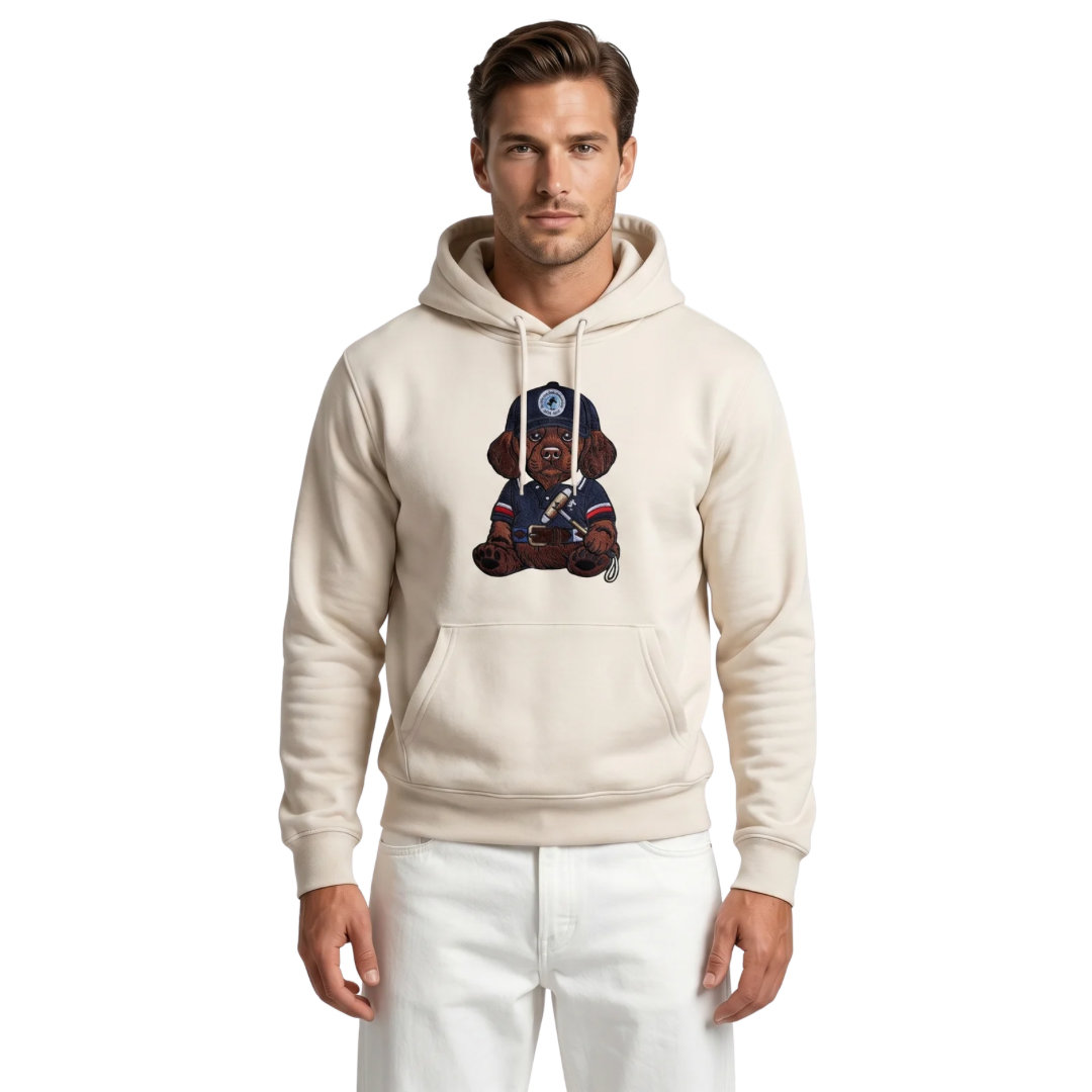 Beige Hoodie⎥BFP Polo Dog Edition (UNISEX)