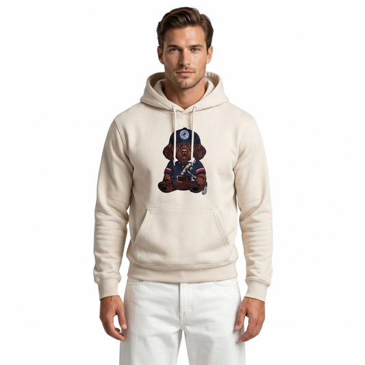 Beige Hoodie⎥BFP Polo Dog Edition (UNISEX)