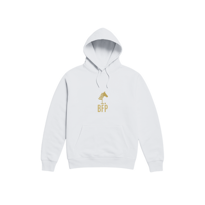 White Hoodie⎥Gold Logo (Unisex)